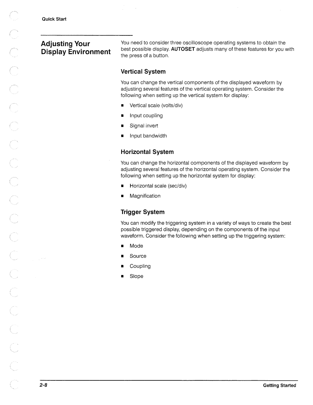 Tektronix TAS 455, TAS  465 manual 