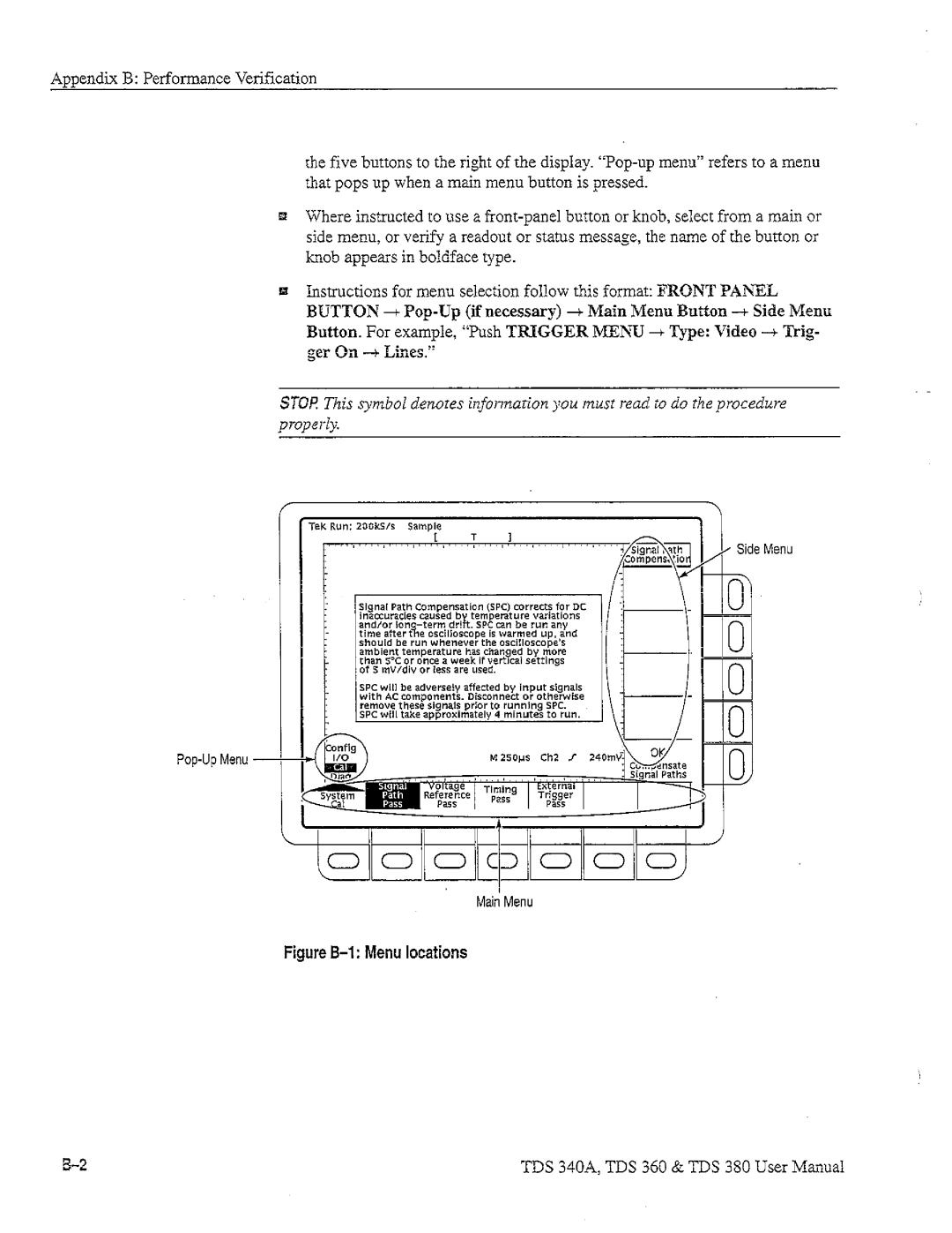 Tektronix TDS 360, TDS 380, TDS 340A manual 