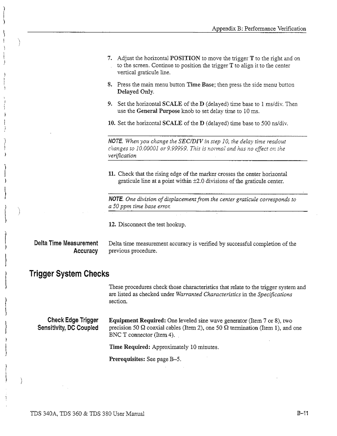 Tektronix TDS 360, TDS 380, TDS 340A manual 