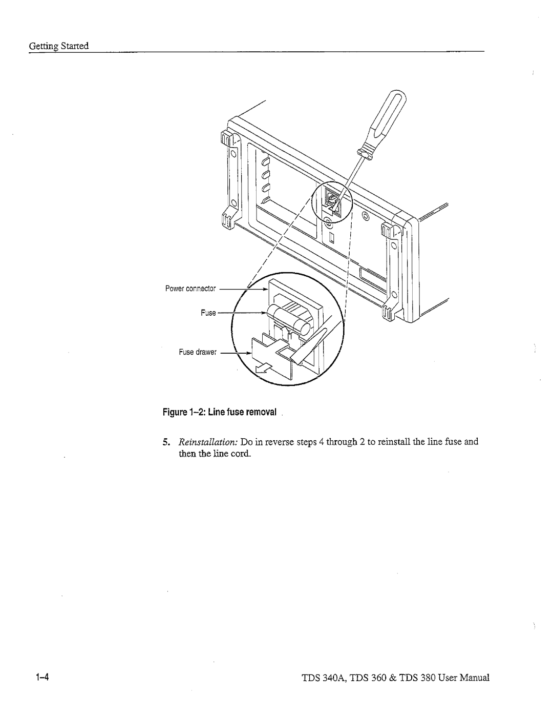 Tektronix TDS 340A, TDS 380, TDS 360 manual 