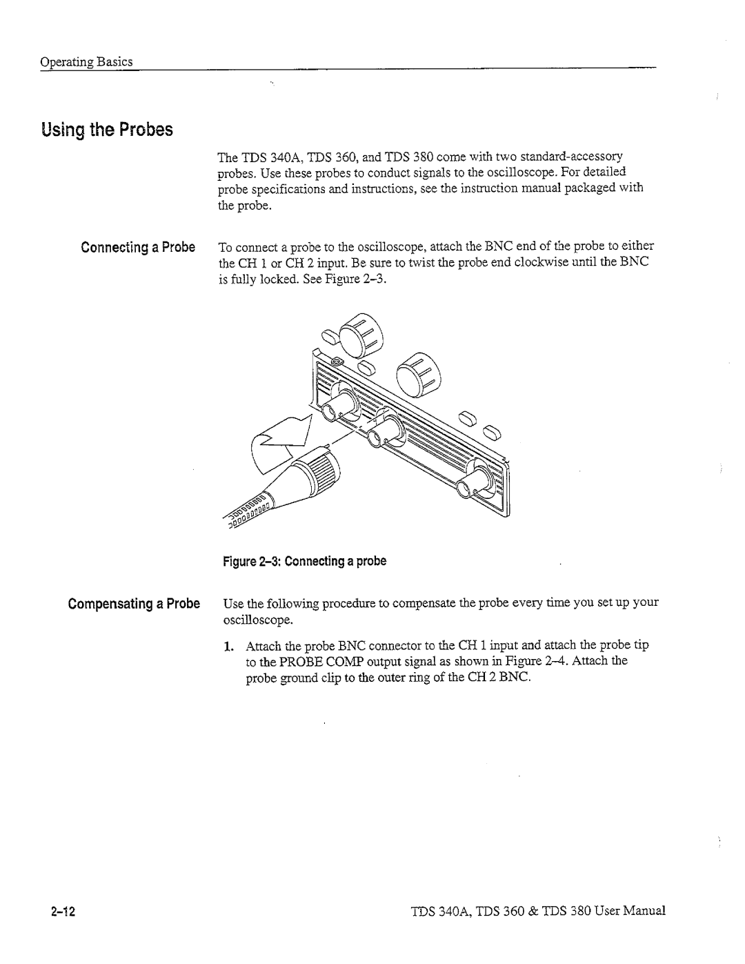 Tektronix TDS 340A, TDS 380, TDS 360 manual 