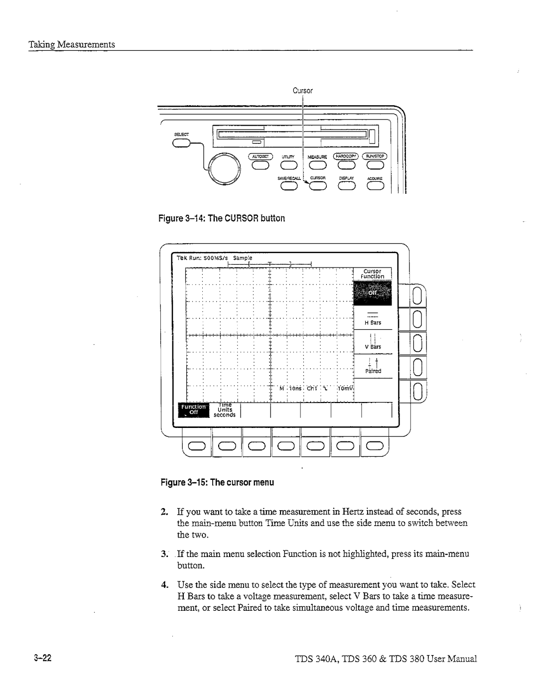 Tektronix TDS 360, TDS 380, TDS 340A manual 