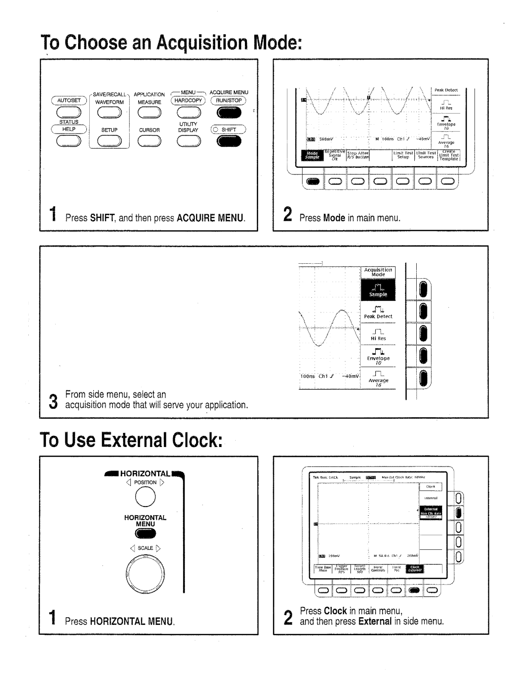 Tektronix TDS 420A, TDS 410A, TDS 460A manual 