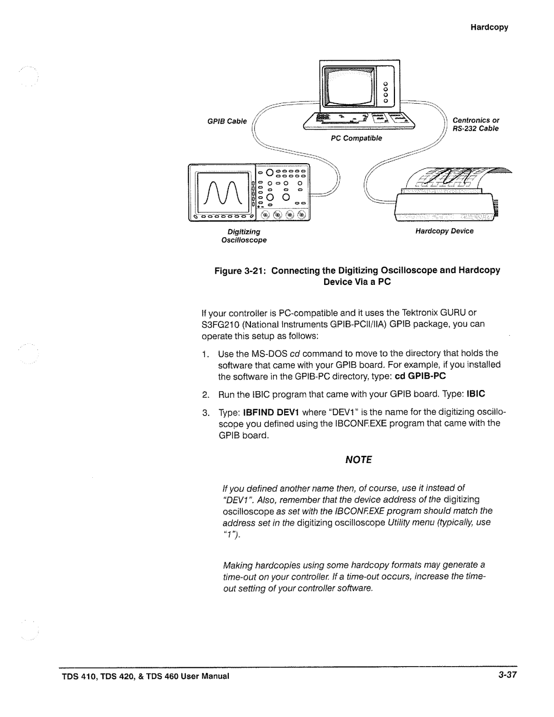 Tektronix TDS 410, TDS 420, TDS 460 manual 