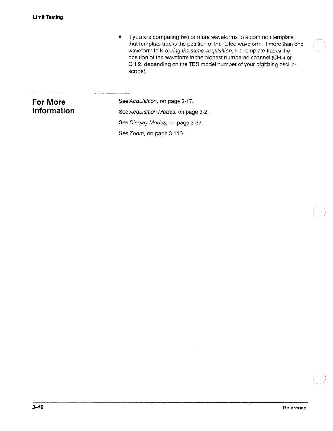 Tektronix TDS 460, TDS 420, TDS 410 manual 