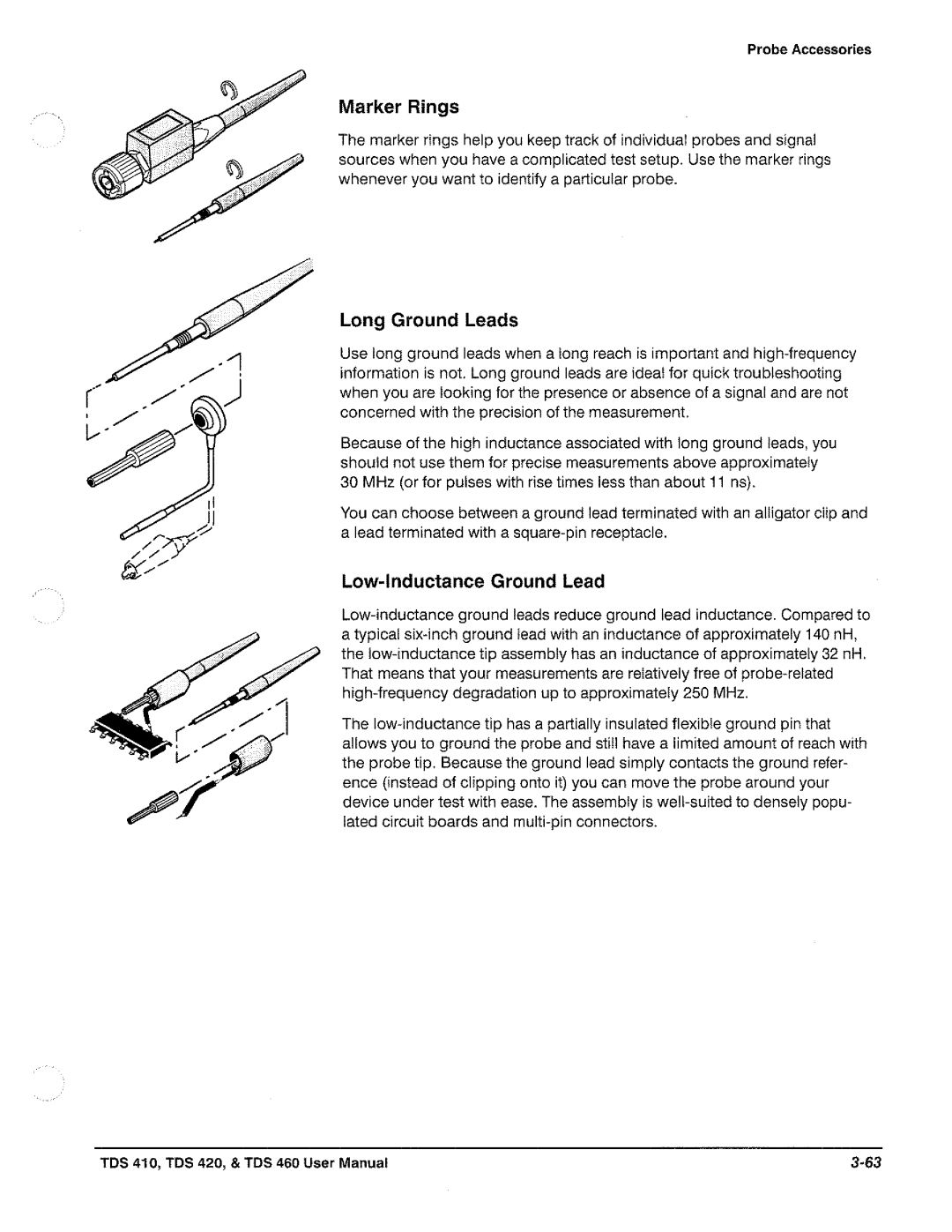 Tektronix TDS 460, TDS 420, TDS 410 manual 