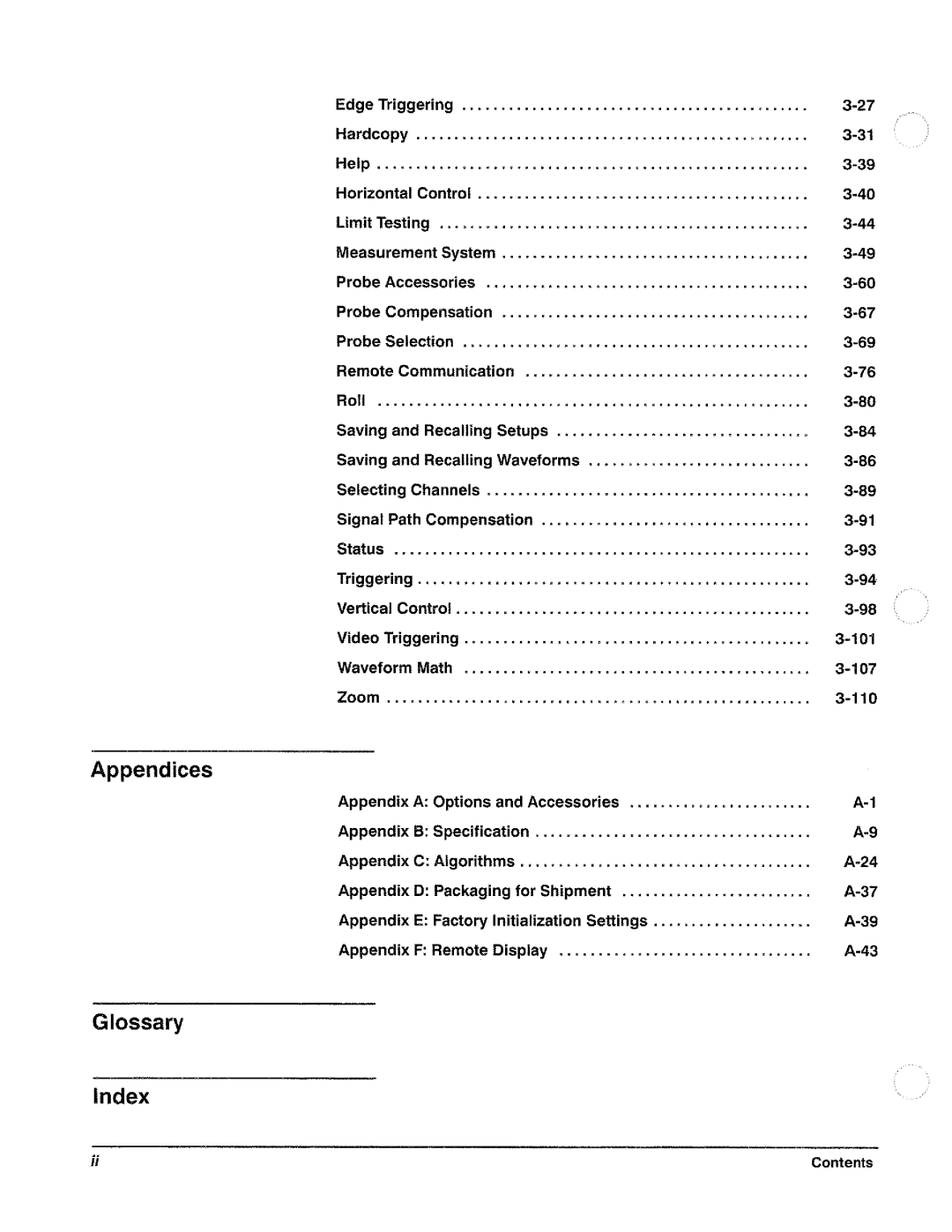 Tektronix TDS 460, TDS 420, TDS 410 manual 