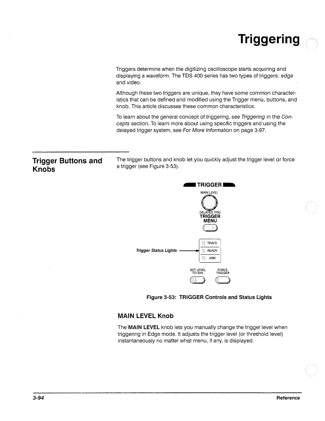 Tektronix TDS 410, TDS 420, TDS 460 manual 