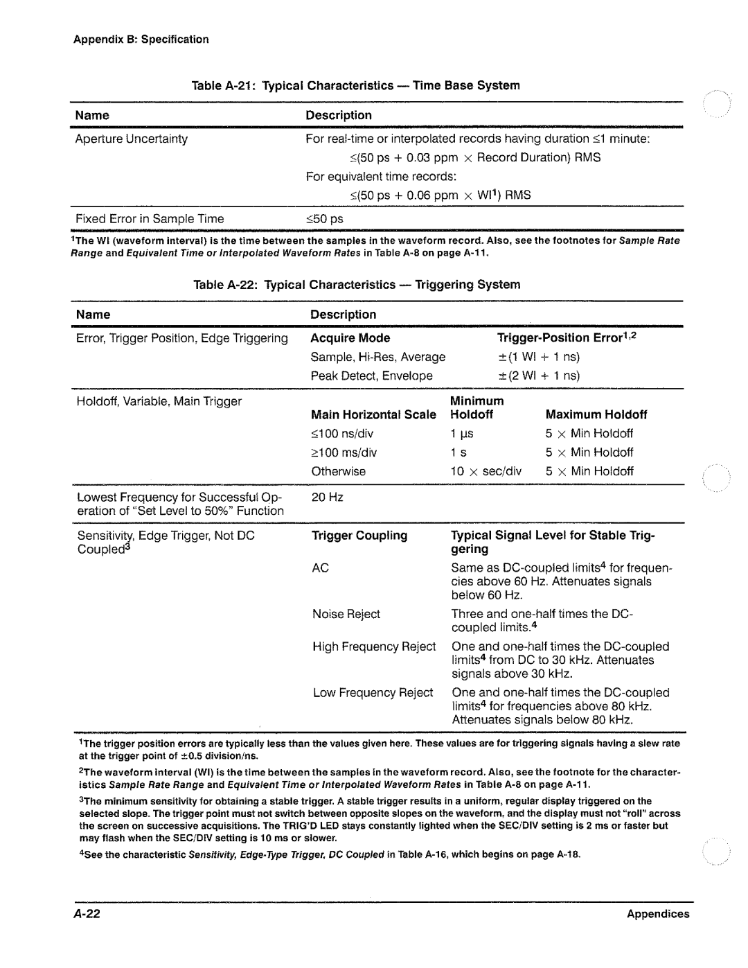 Tektronix TDS 420, TDS 460, TDS 410 manual 