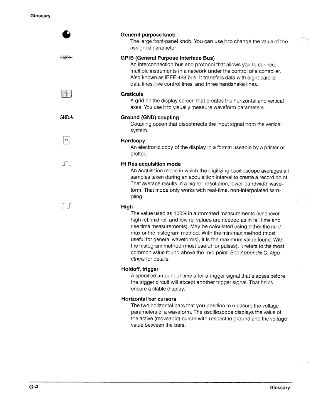 Tektronix TDS 410, TDS 420, TDS 460 manual 