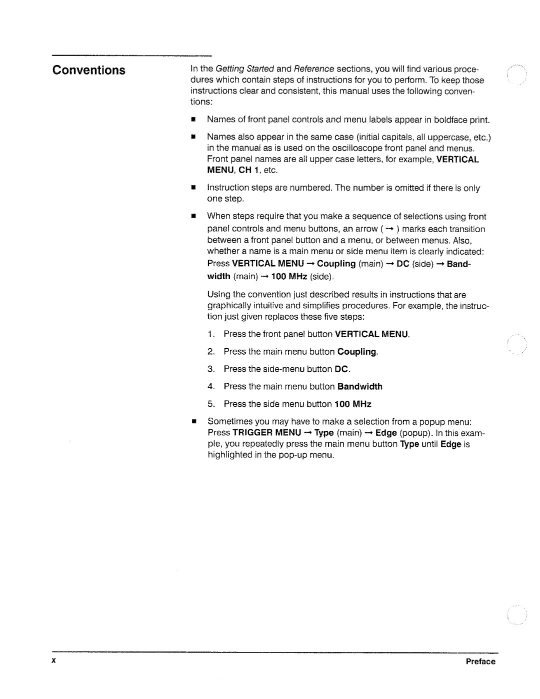 Tektronix TDS 420, TDS 460, TDS 410 manual 