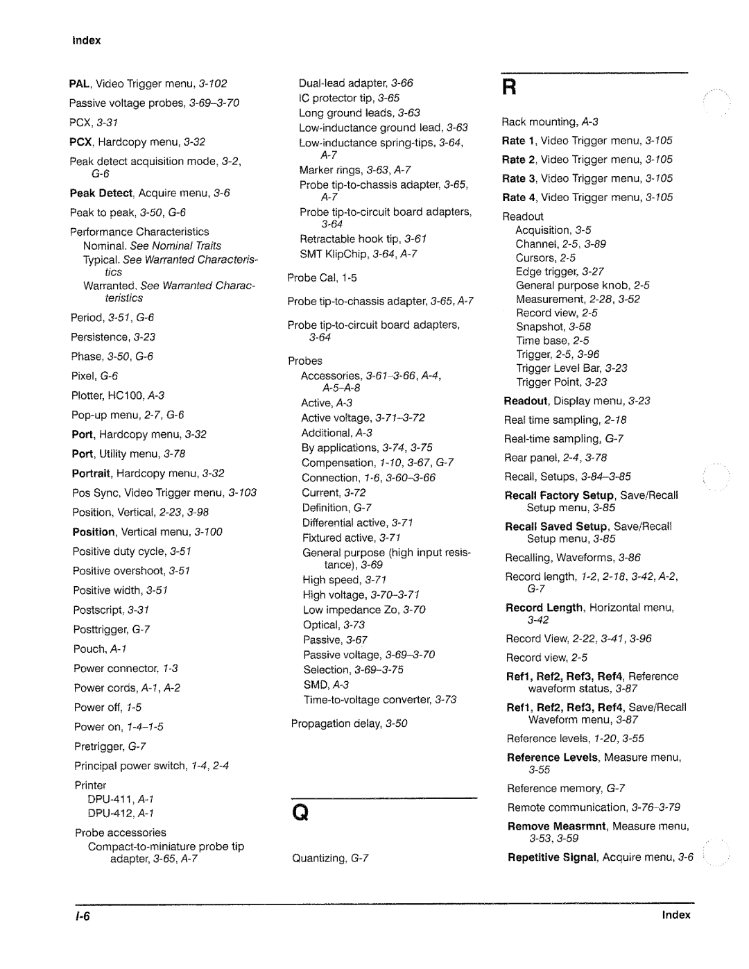 Tektronix TDS 410, TDS 420, TDS 460 manual 