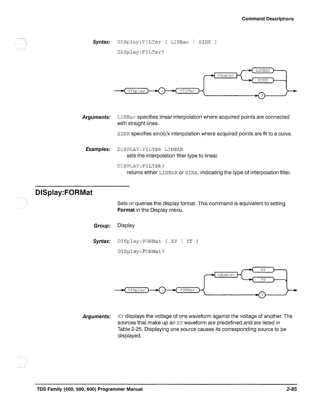 Tektronix TDS 640, TDS 620, TDS 520, TDS 540 manual 