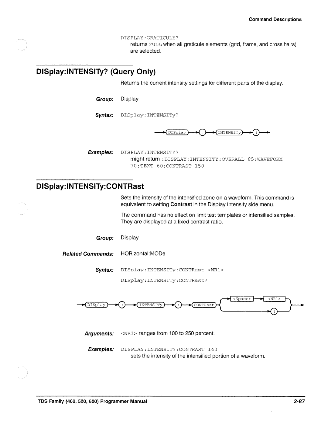 Tektronix TDS 520, TDS 620, TDS 540, TDS 640 manual 