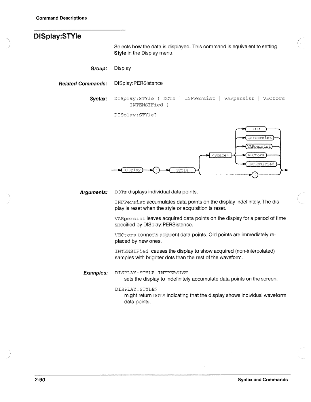 Tektronix TDS 620, TDS 520, TDS 540, TDS 640 manual 