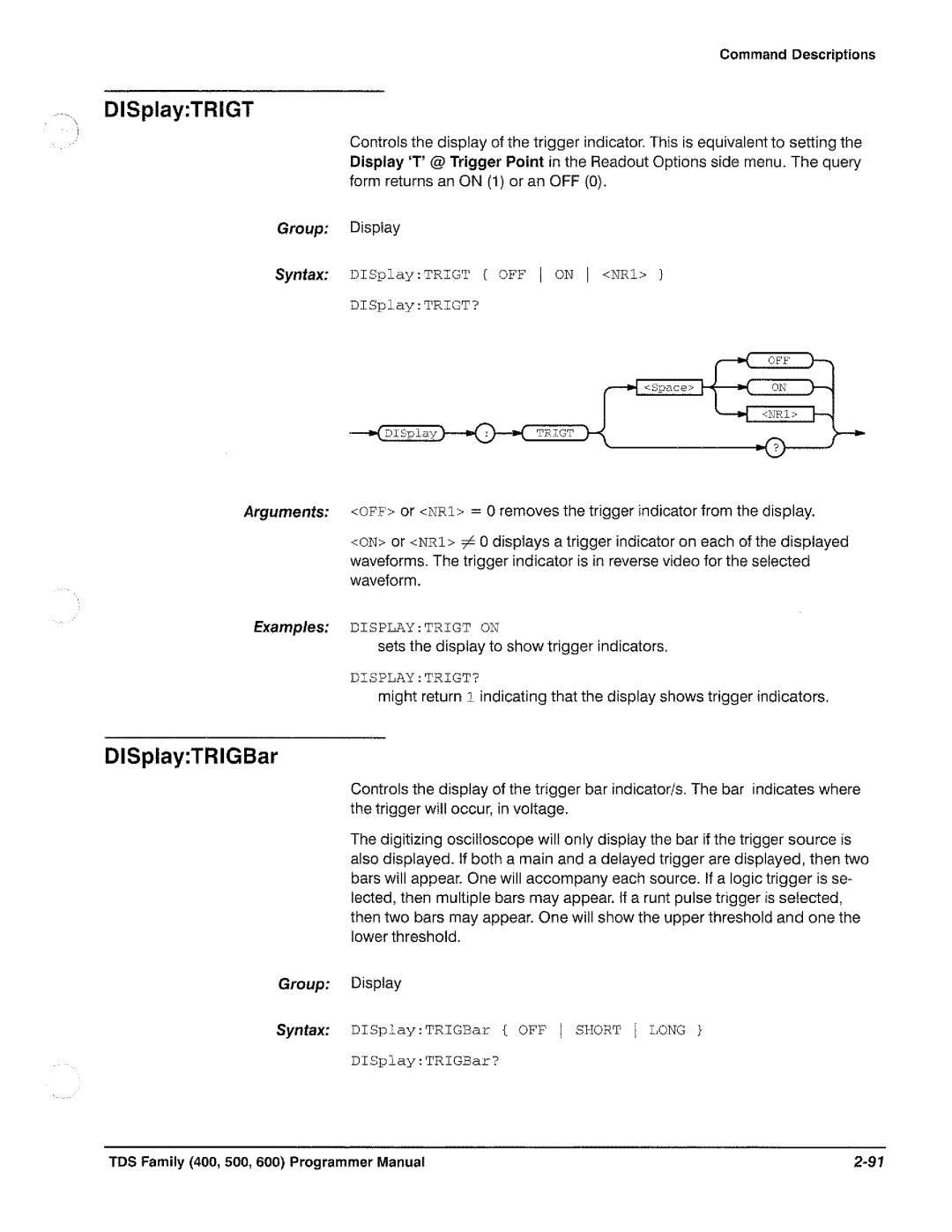 Tektronix TDS 520, TDS 620, TDS 540, TDS 640 manual 