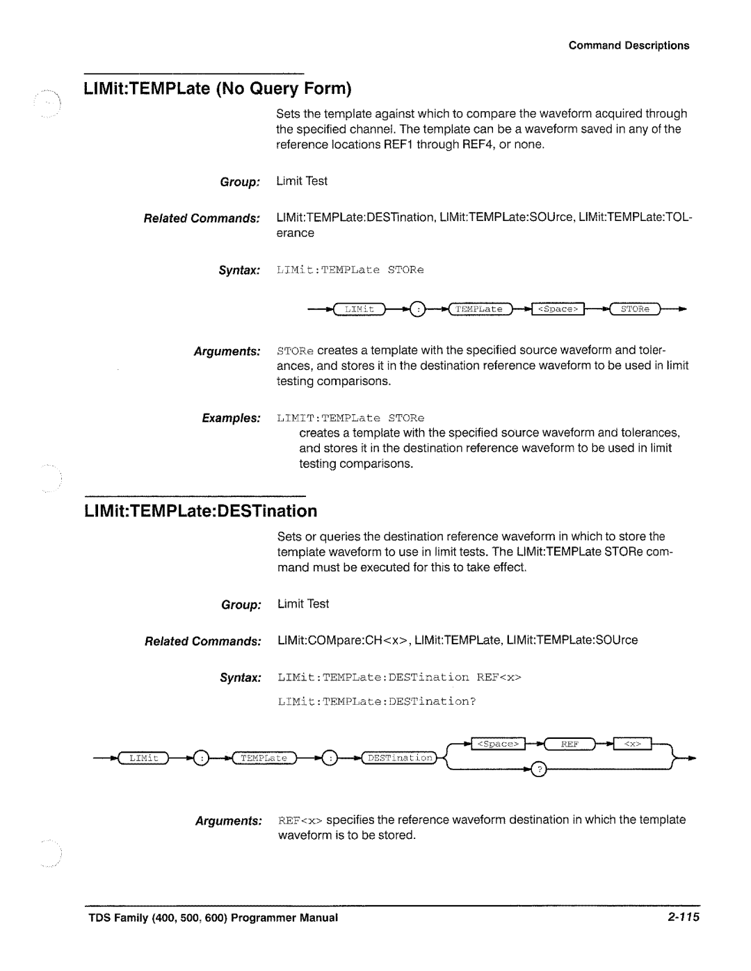 Tektronix TDS 520, TDS 620, TDS 540, TDS 640 manual 