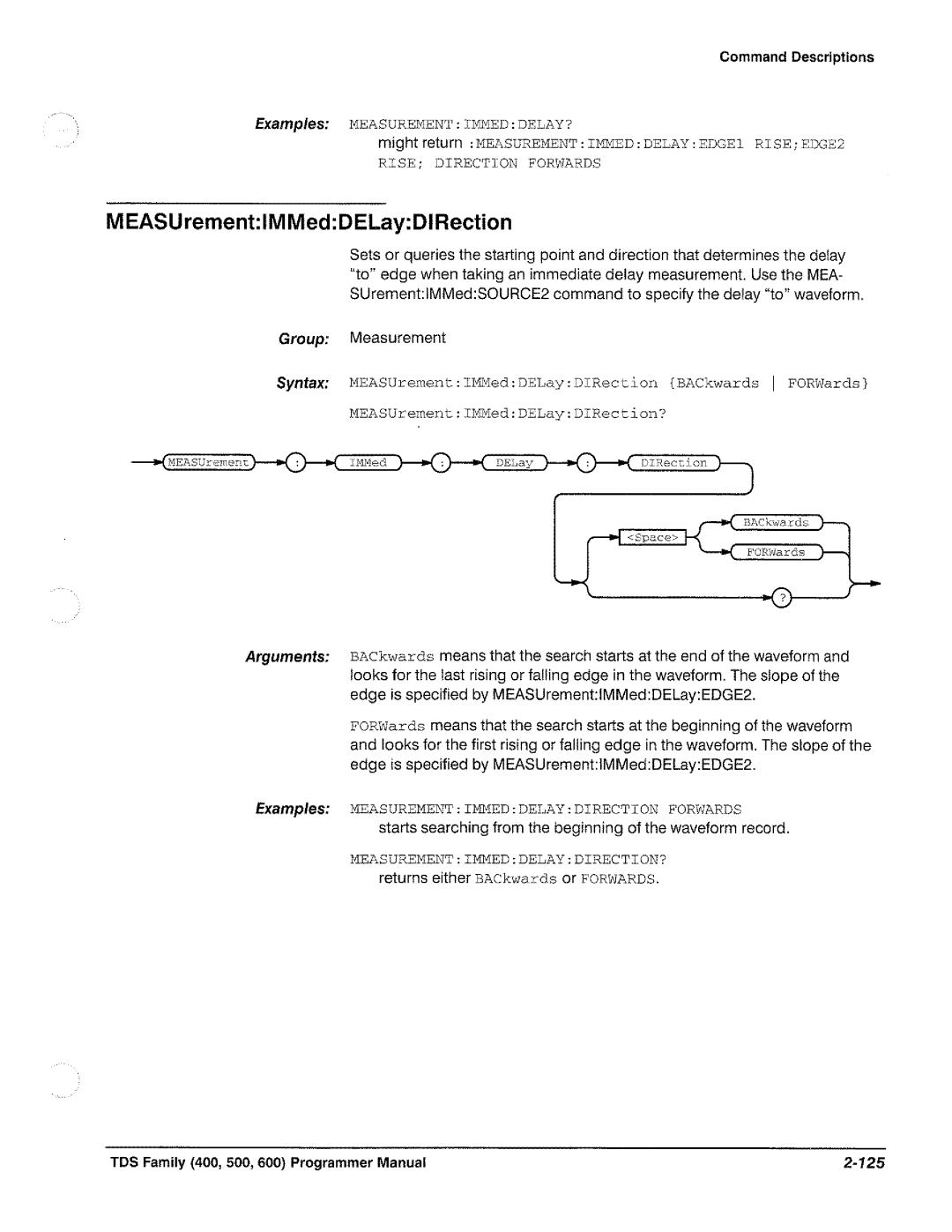 Tektronix TDS 640, TDS 620, TDS 520, TDS 540 manual 