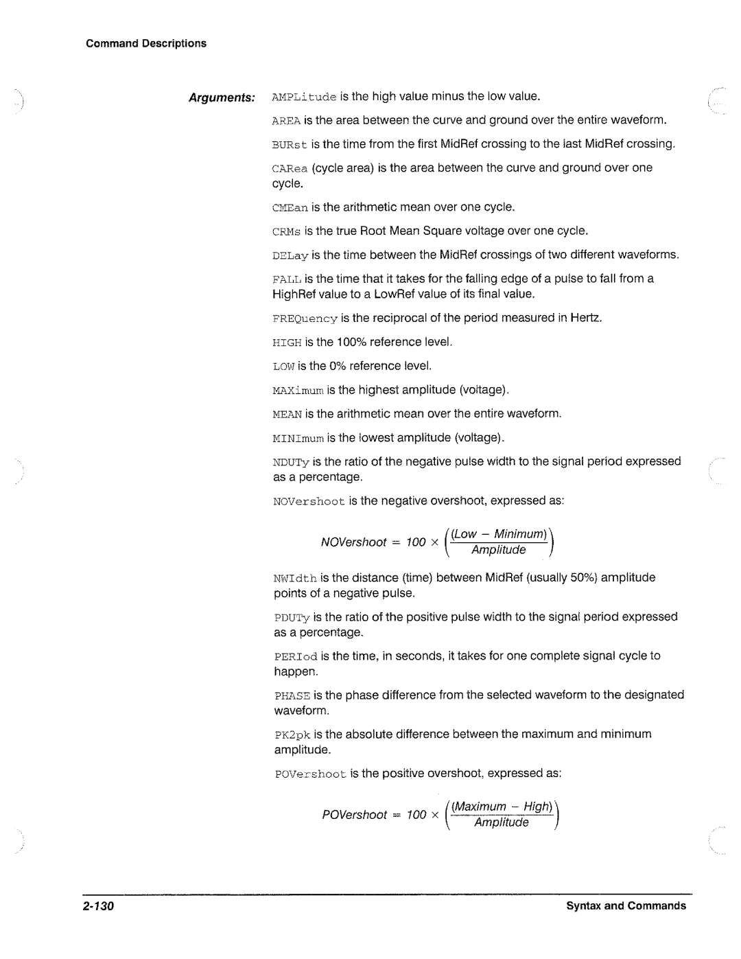 Tektronix TDS 620, TDS 520, TDS 540, TDS 640 manual 