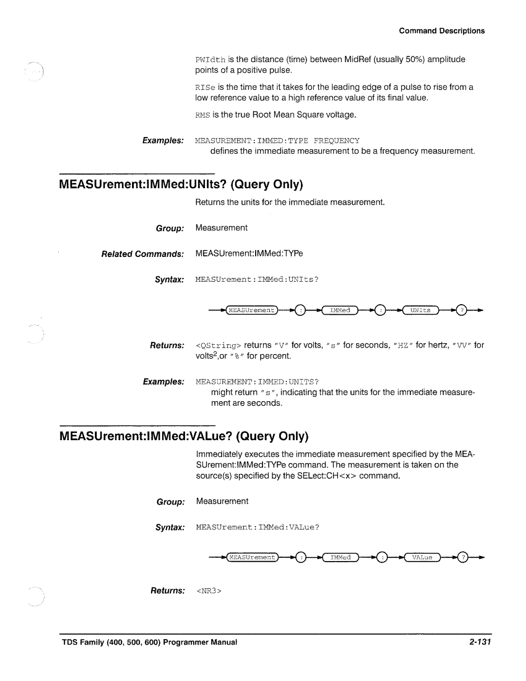 Tektronix TDS 520, TDS 620, TDS 540, TDS 640 manual 