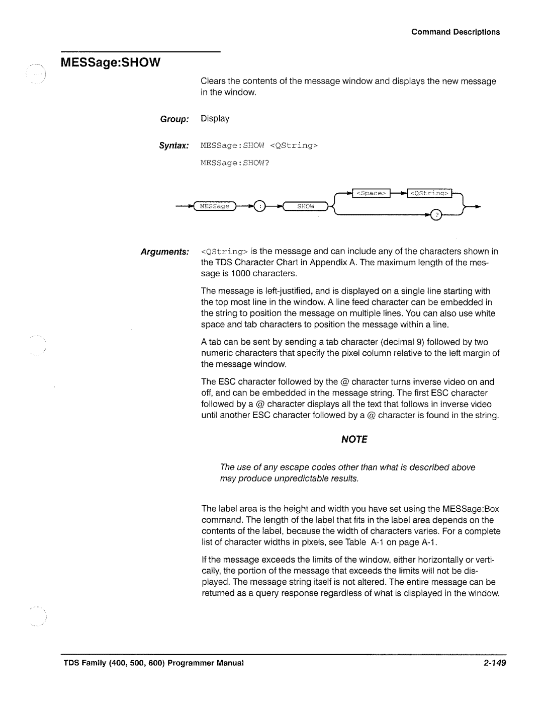 Tektronix TDS 640, TDS 620, TDS 520, TDS 540 manual 