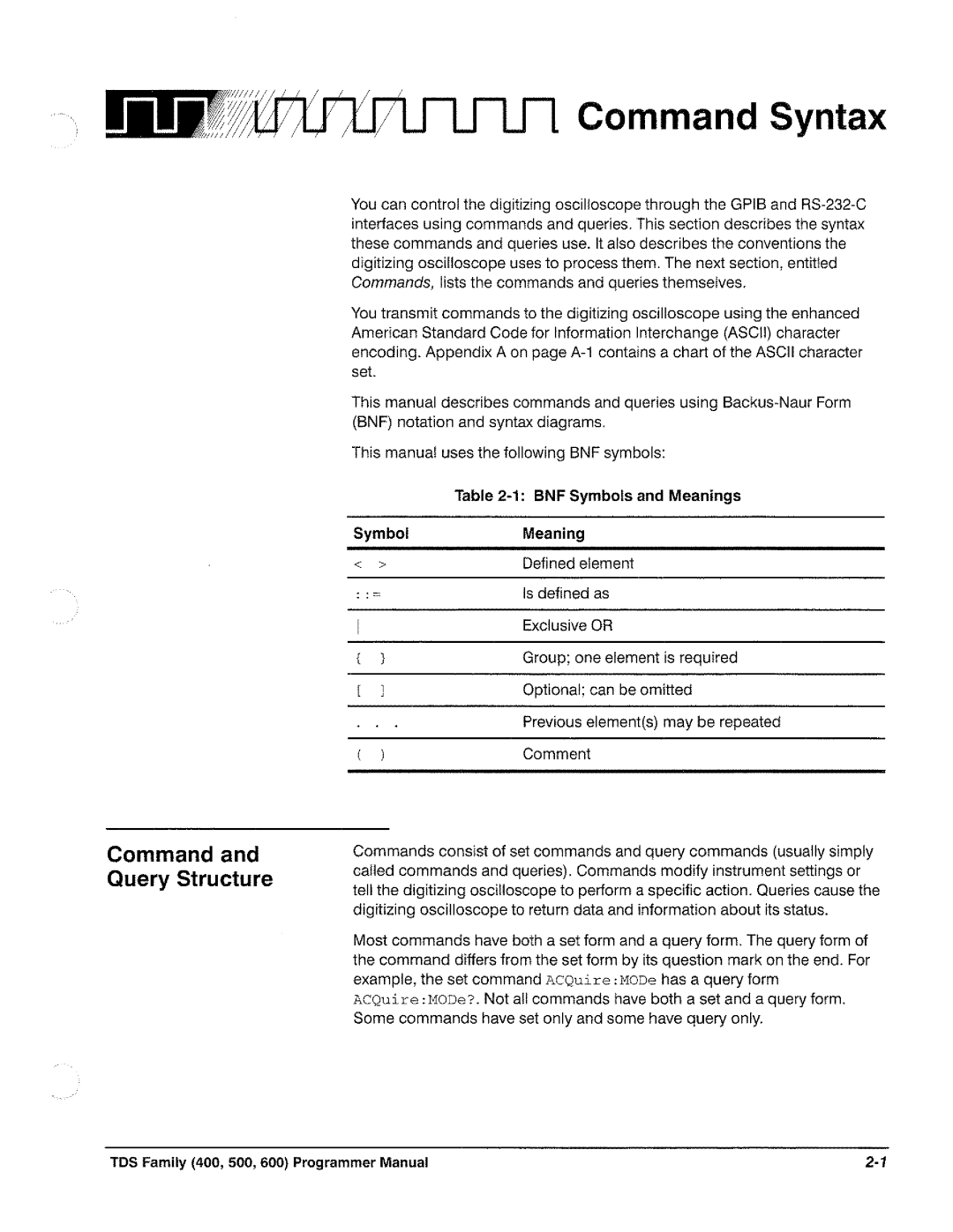 Tektronix TDS 640, TDS 620, TDS 520, TDS 540 manual 