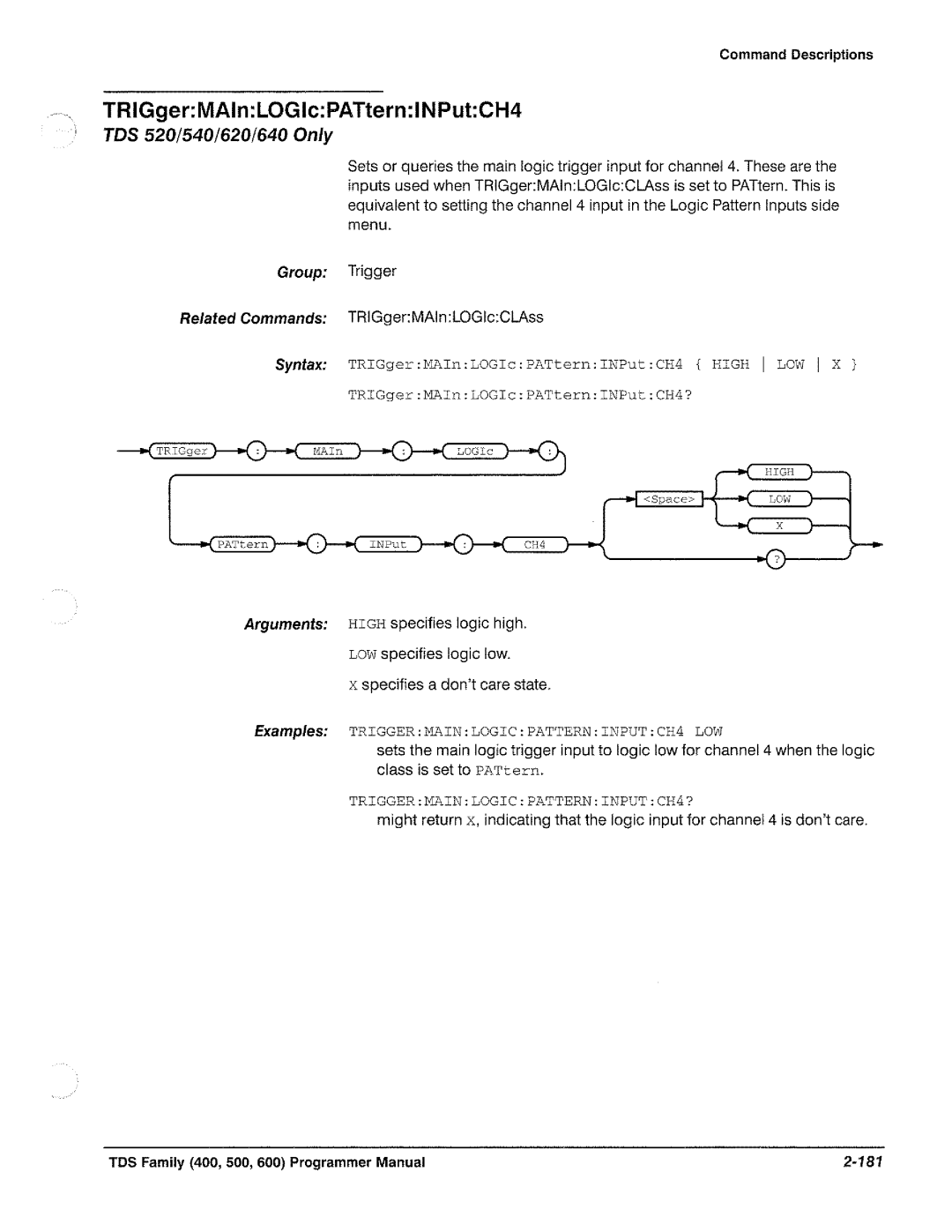 Tektronix TDS 640, TDS 620, TDS 520, TDS 540 manual 