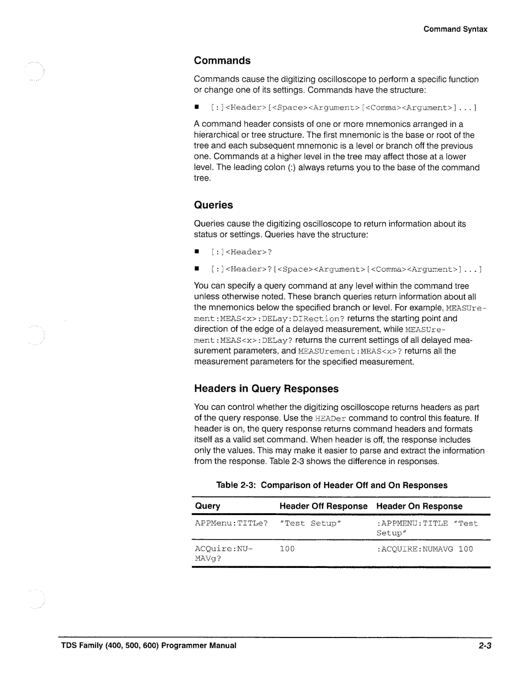 Tektronix TDS 520, TDS 620, TDS 540, TDS 640 manual 