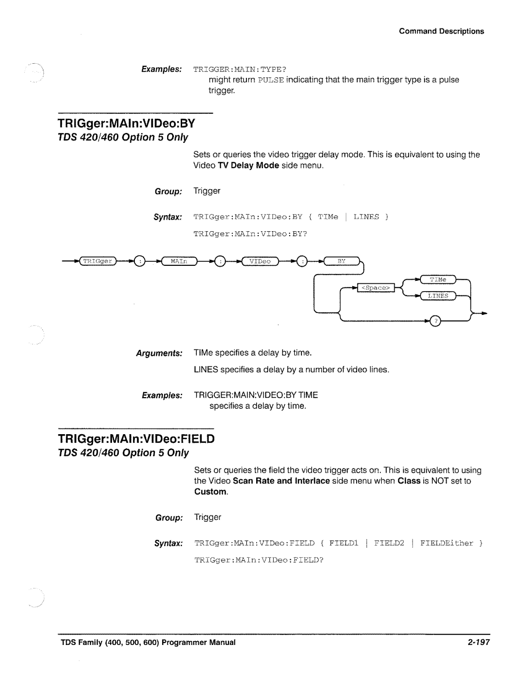 Tektronix TDS 640, TDS 620, TDS 520, TDS 540 manual 