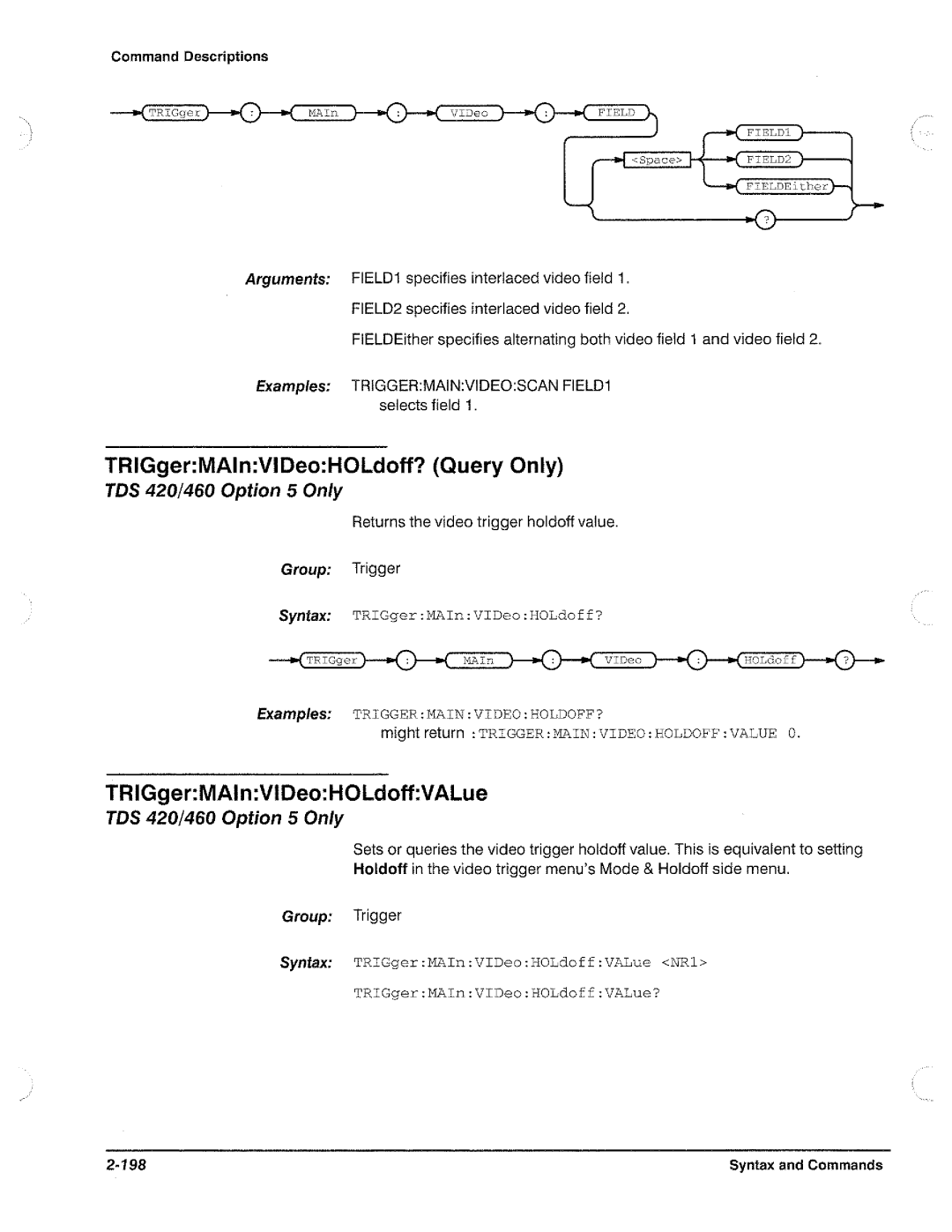 Tektronix TDS 620, TDS 520, TDS 540, TDS 640 manual 