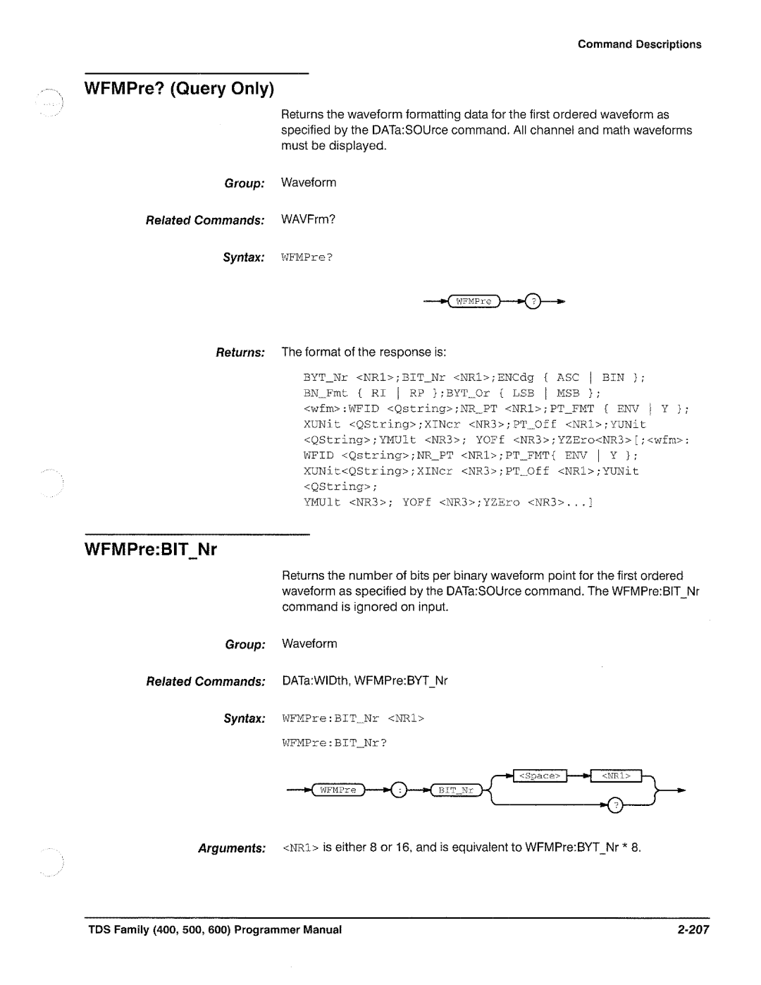 Tektronix TDS 520, TDS 620, TDS 540, TDS 640 manual 