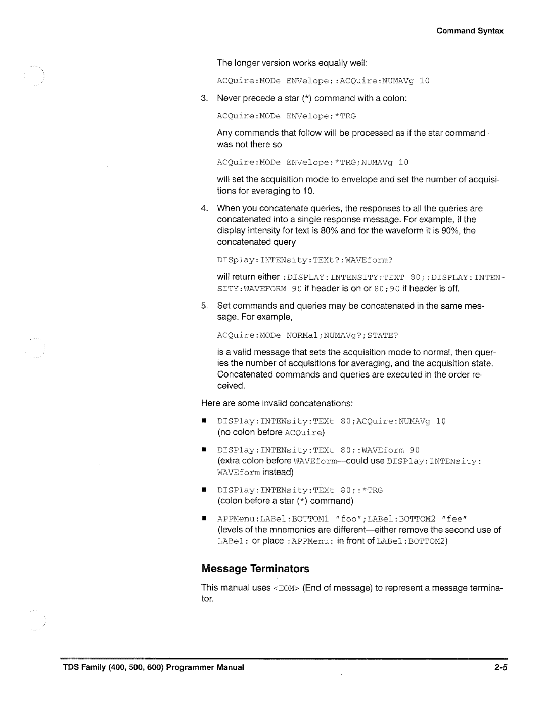 Tektronix TDS 640, TDS 620, TDS 520, TDS 540 manual 