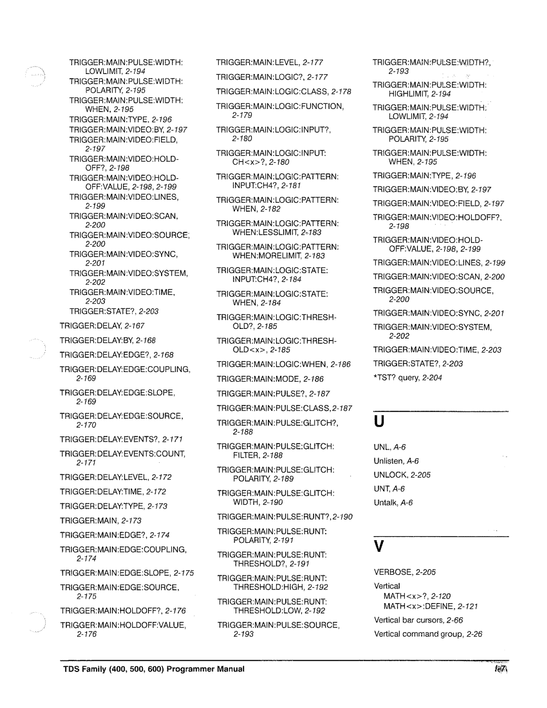 Tektronix TDS 640, TDS 620, TDS 520, TDS 540 manual 