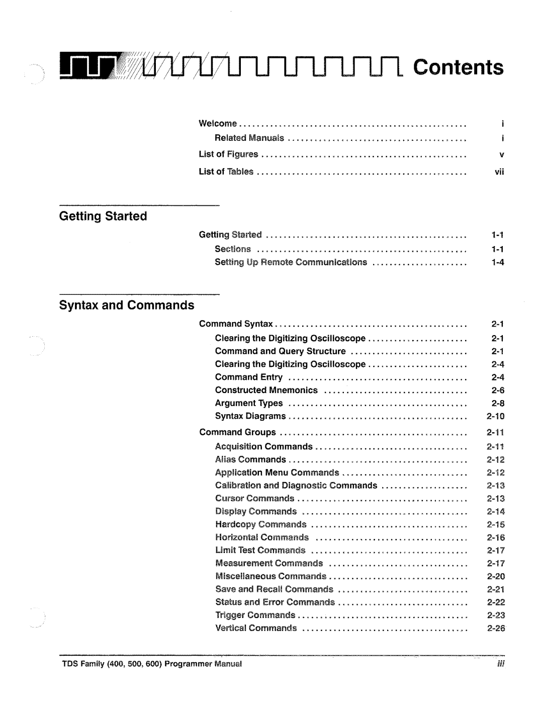 Tektronix TDS 520, TDS 620, TDS 540, TDS 640 manual 