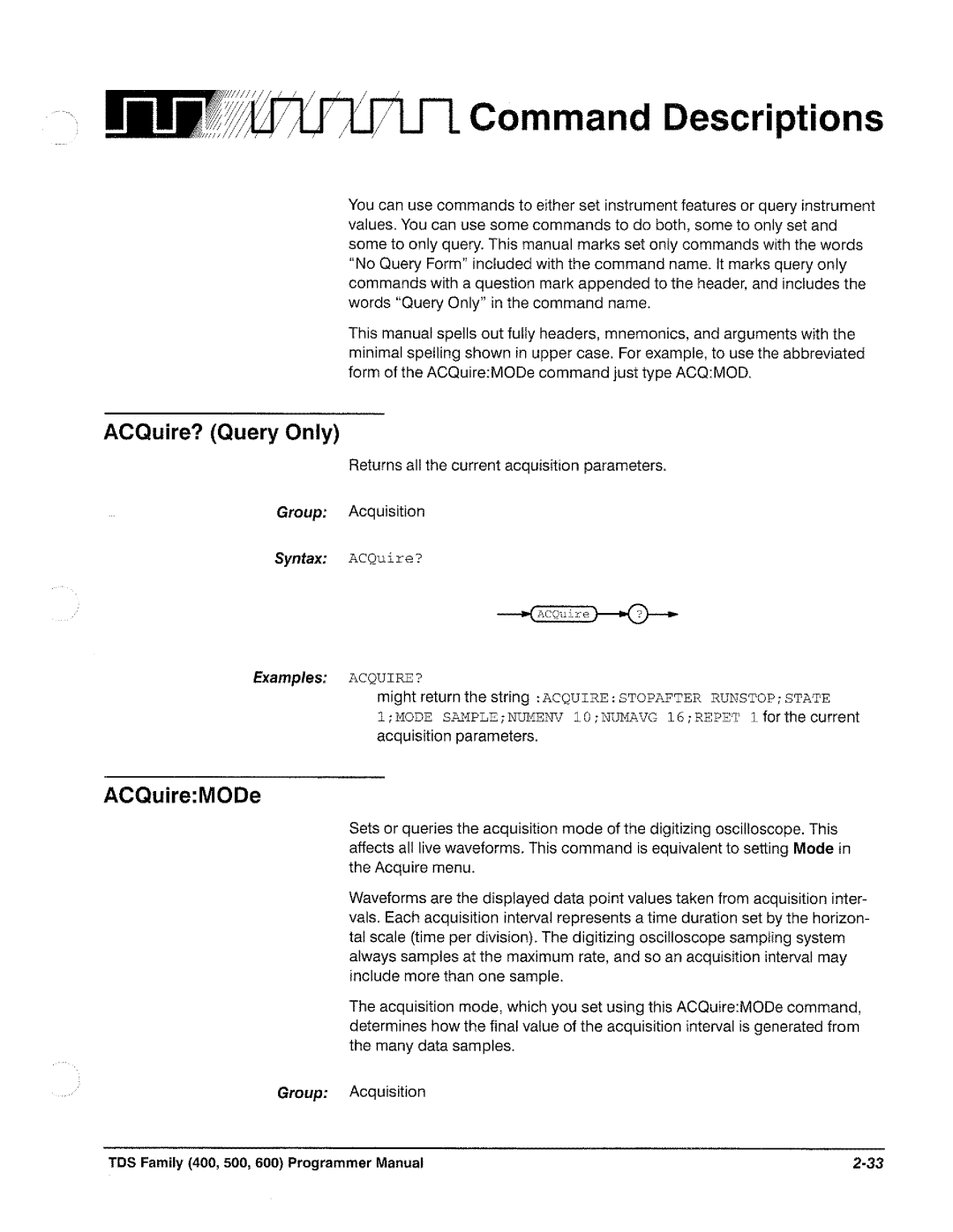 Tektronix TDS 640, TDS 620, TDS 520, TDS 540 manual 