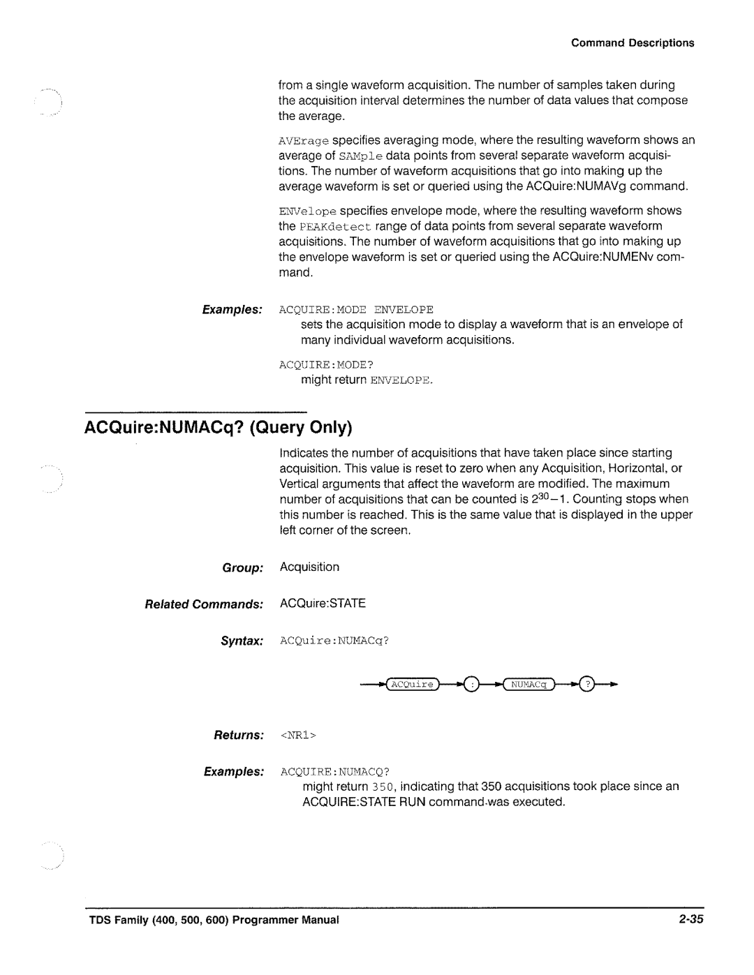 Tektronix TDS 520, TDS 620, TDS 540, TDS 640 manual 