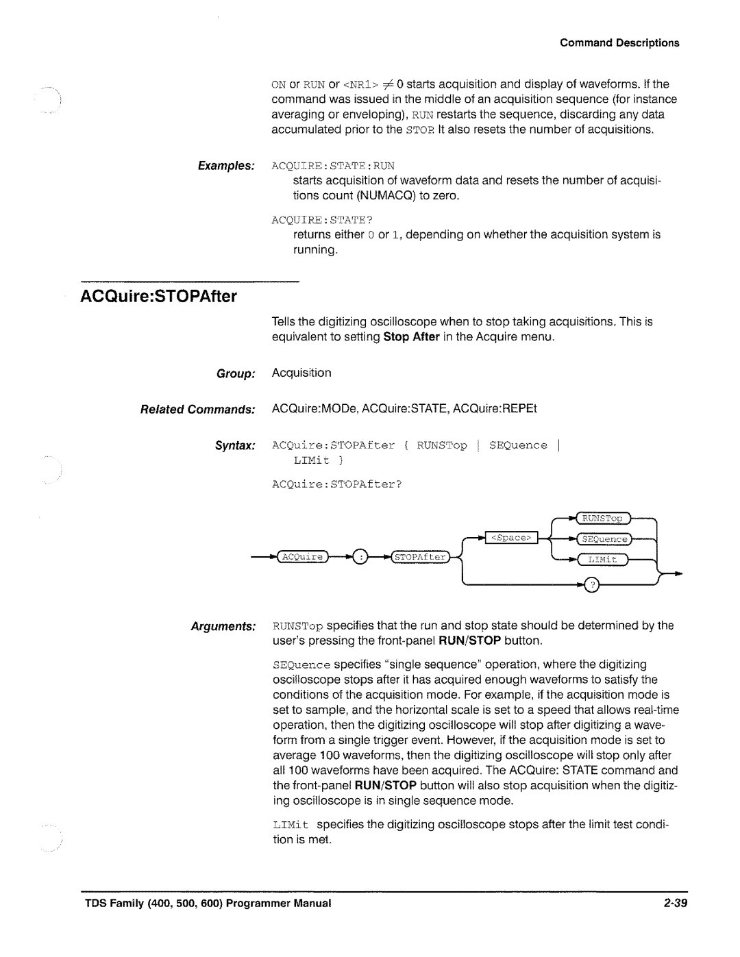 Tektronix TDS 520, TDS 620, TDS 540, TDS 640 manual 