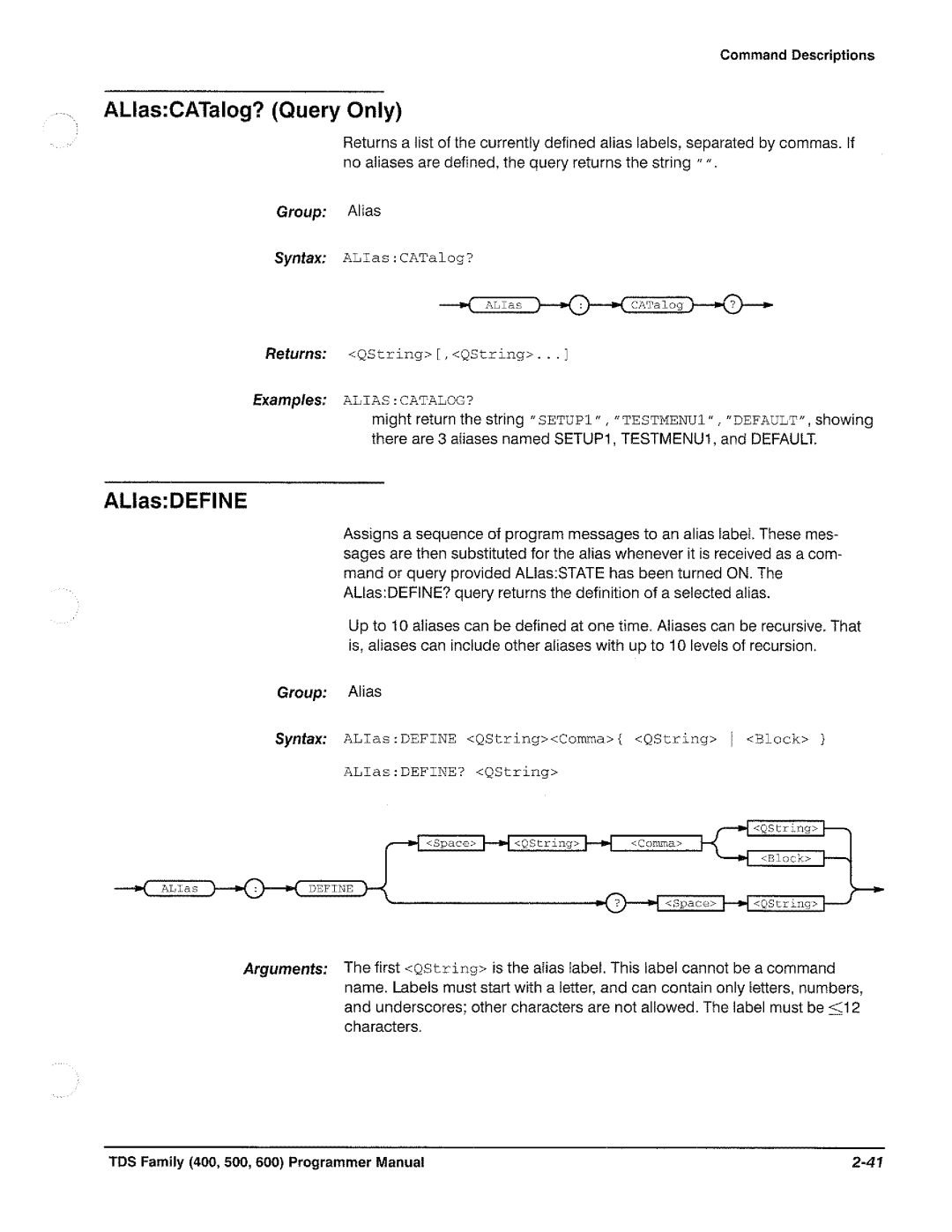 Tektronix TDS 640, TDS 620, TDS 520, TDS 540 manual 