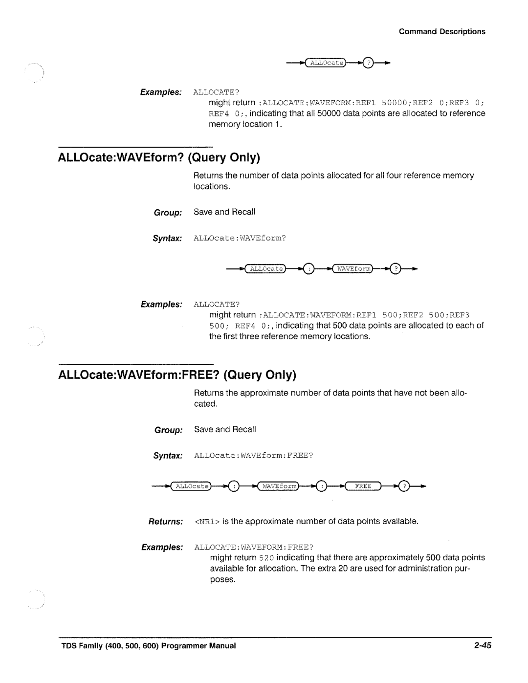 Tektronix TDS 640, TDS 620, TDS 520, TDS 540 manual 