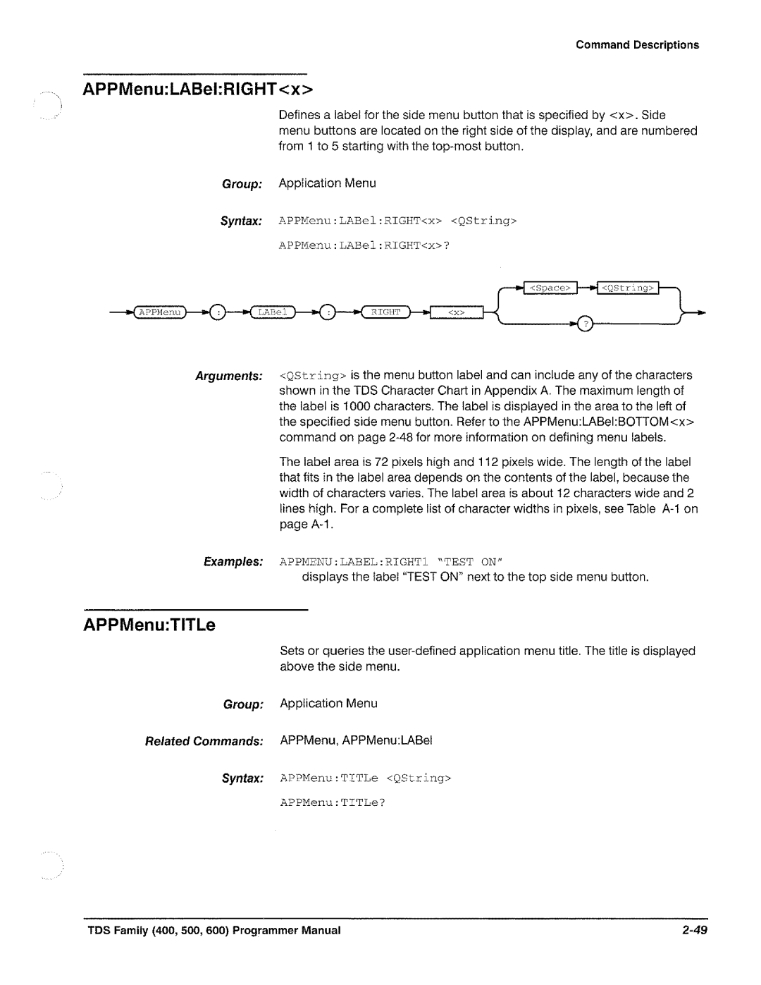 Tektronix TDS 640, TDS 620, TDS 520, TDS 540 manual 