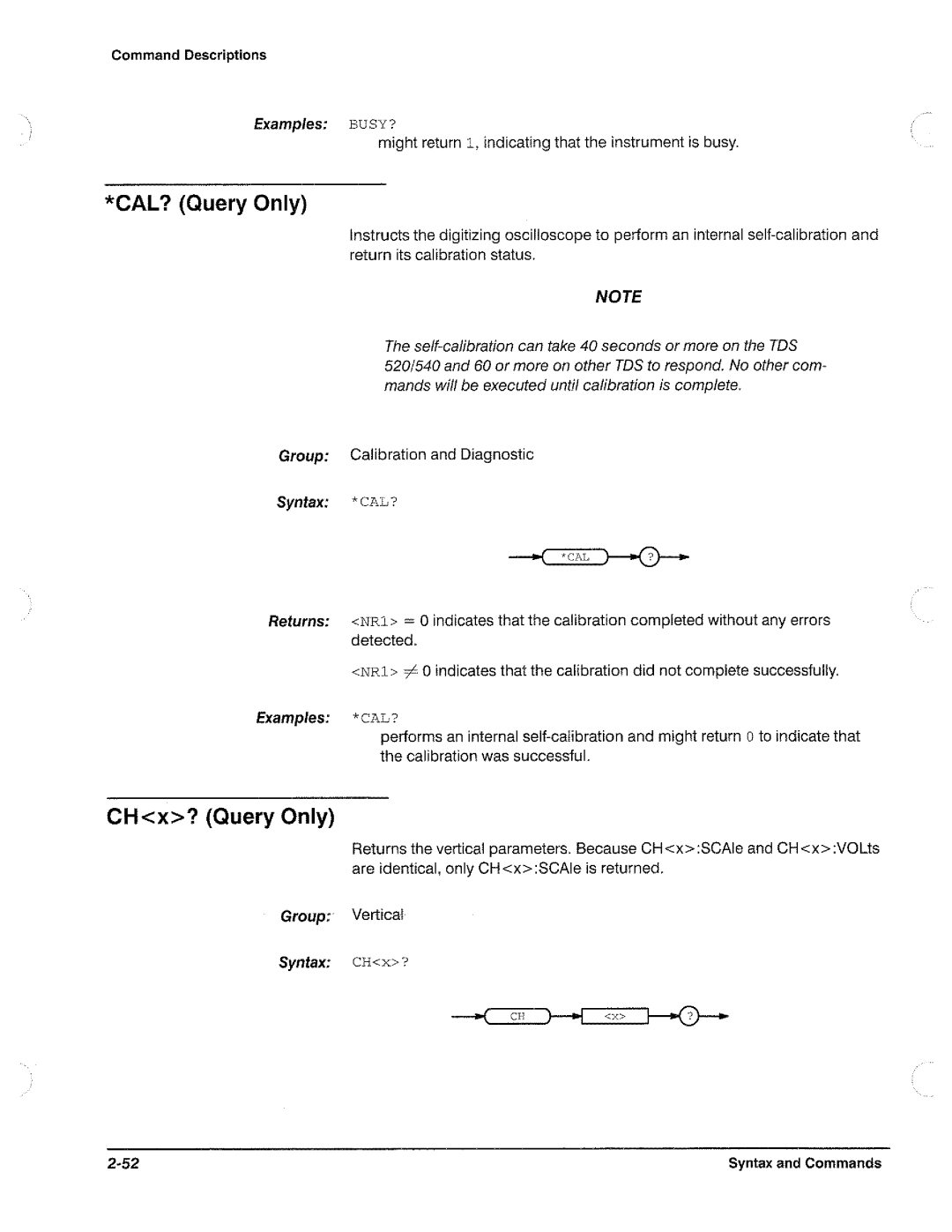 Tektronix TDS 540, TDS 620, TDS 520, TDS 640 manual 