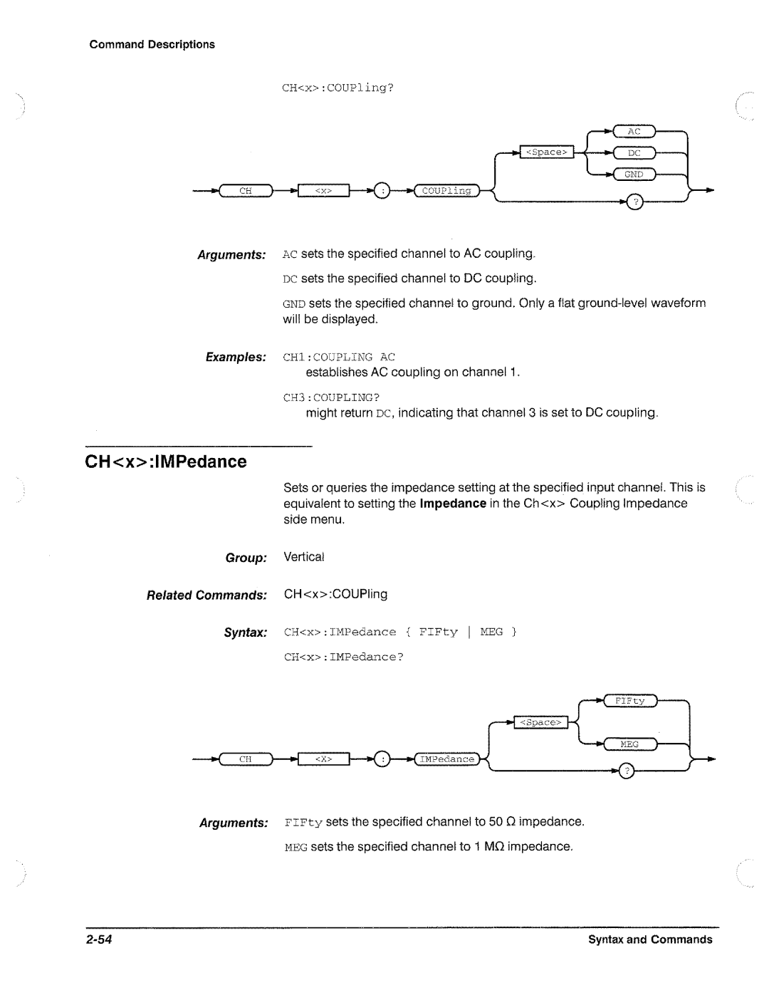 Tektronix TDS 620, TDS 520, TDS 540, TDS 640 manual 