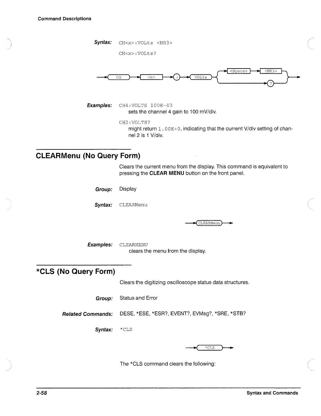 Tektronix TDS 620, TDS 520, TDS 540, TDS 640 manual 