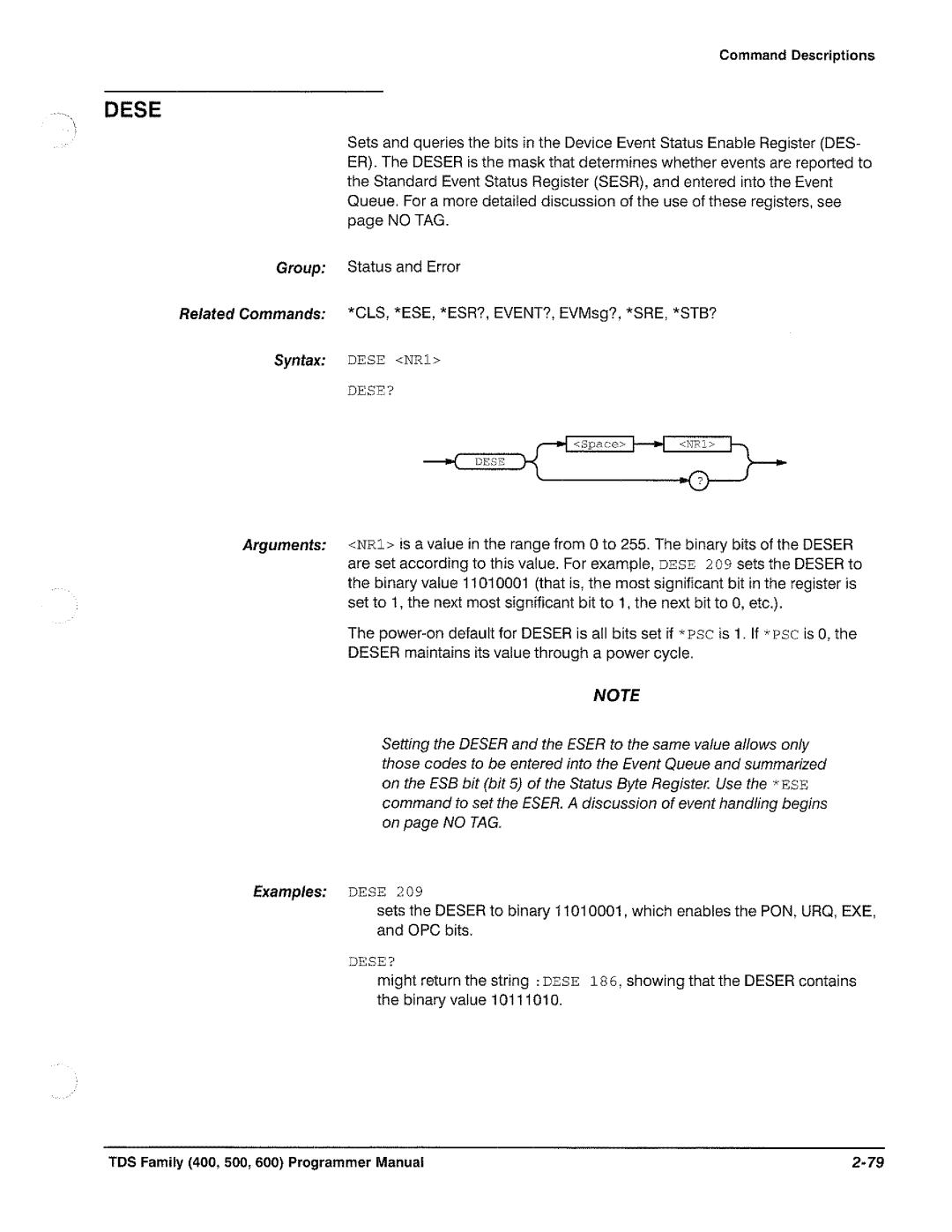 Tektronix TDS 520, TDS 620, TDS 540, TDS 640 manual 