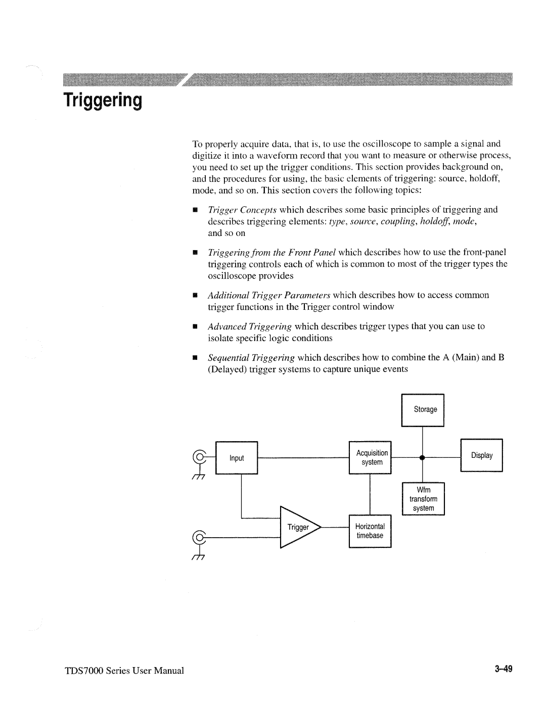 Tektronix 071-0700-00, TDS7000 SERIES manual 