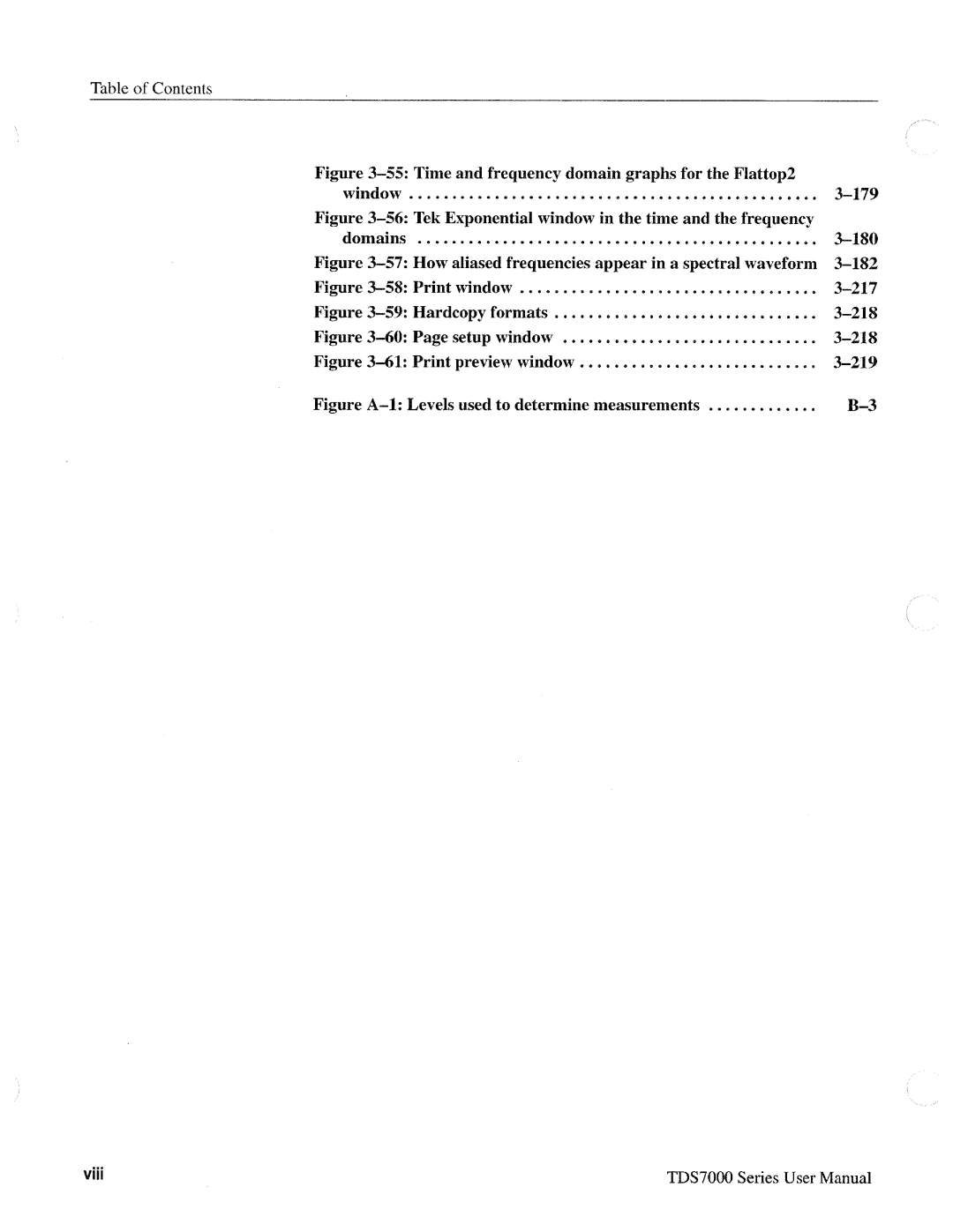 Tektronix TDS7000 SERIES, 071-0700-00 manual 