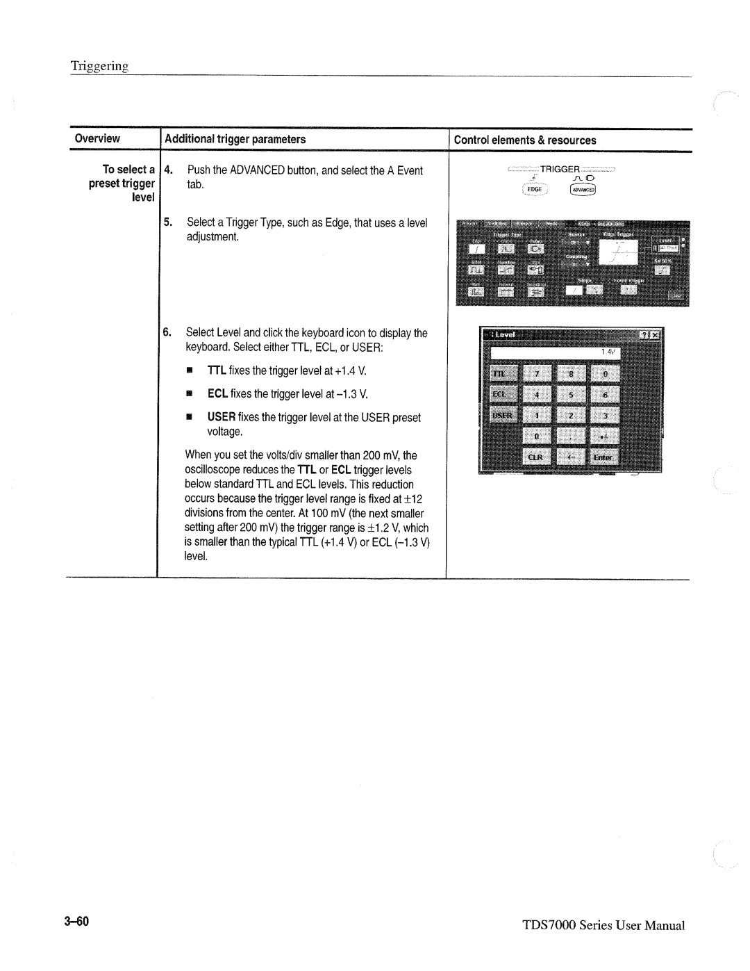 Tektronix TDS7000 SERIES, 071-0700-00 manual 