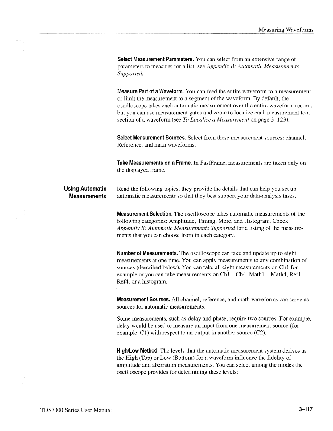 Tektronix 071-0700-00, TDS7000 SERIES manual 