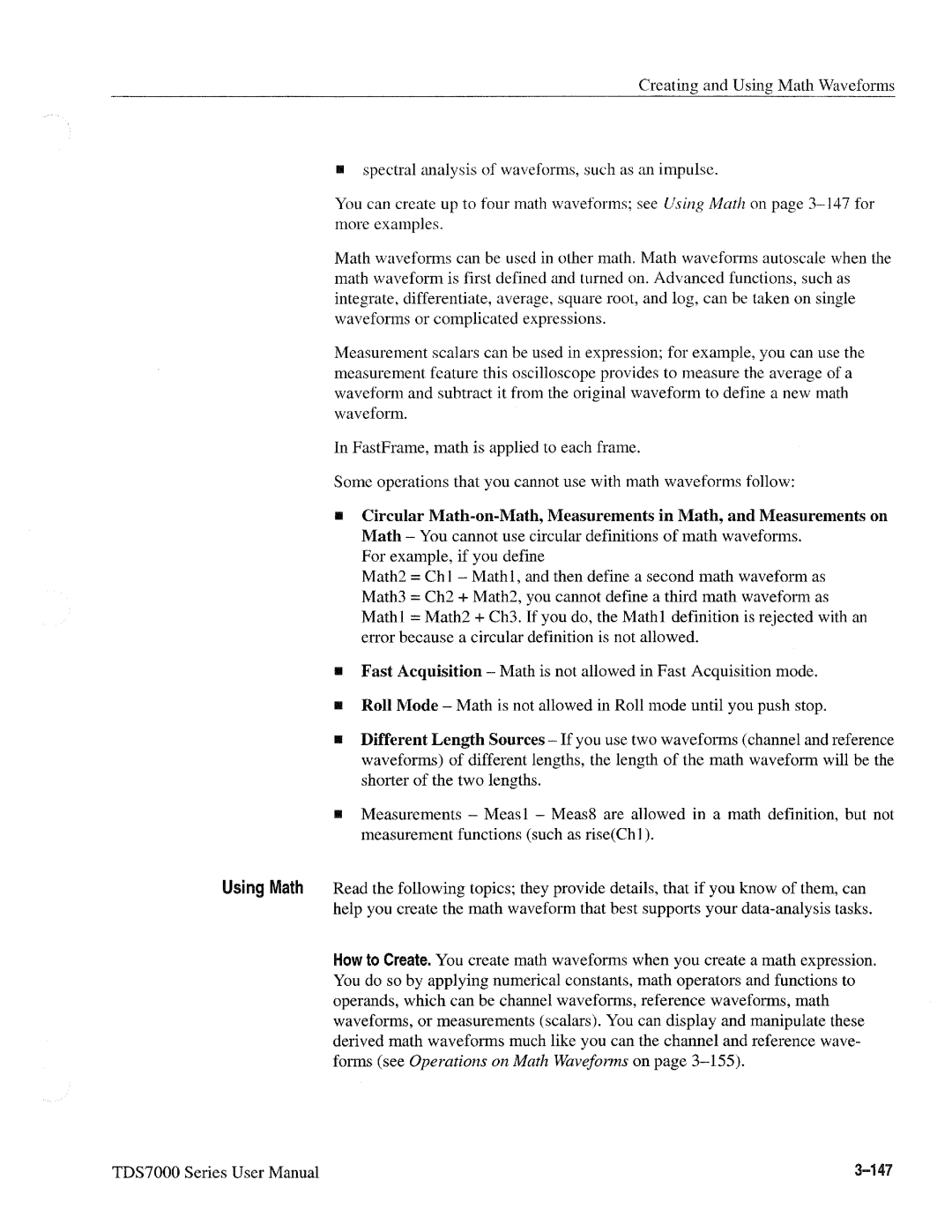 Tektronix 071-0700-00, TDS7000 SERIES manual 