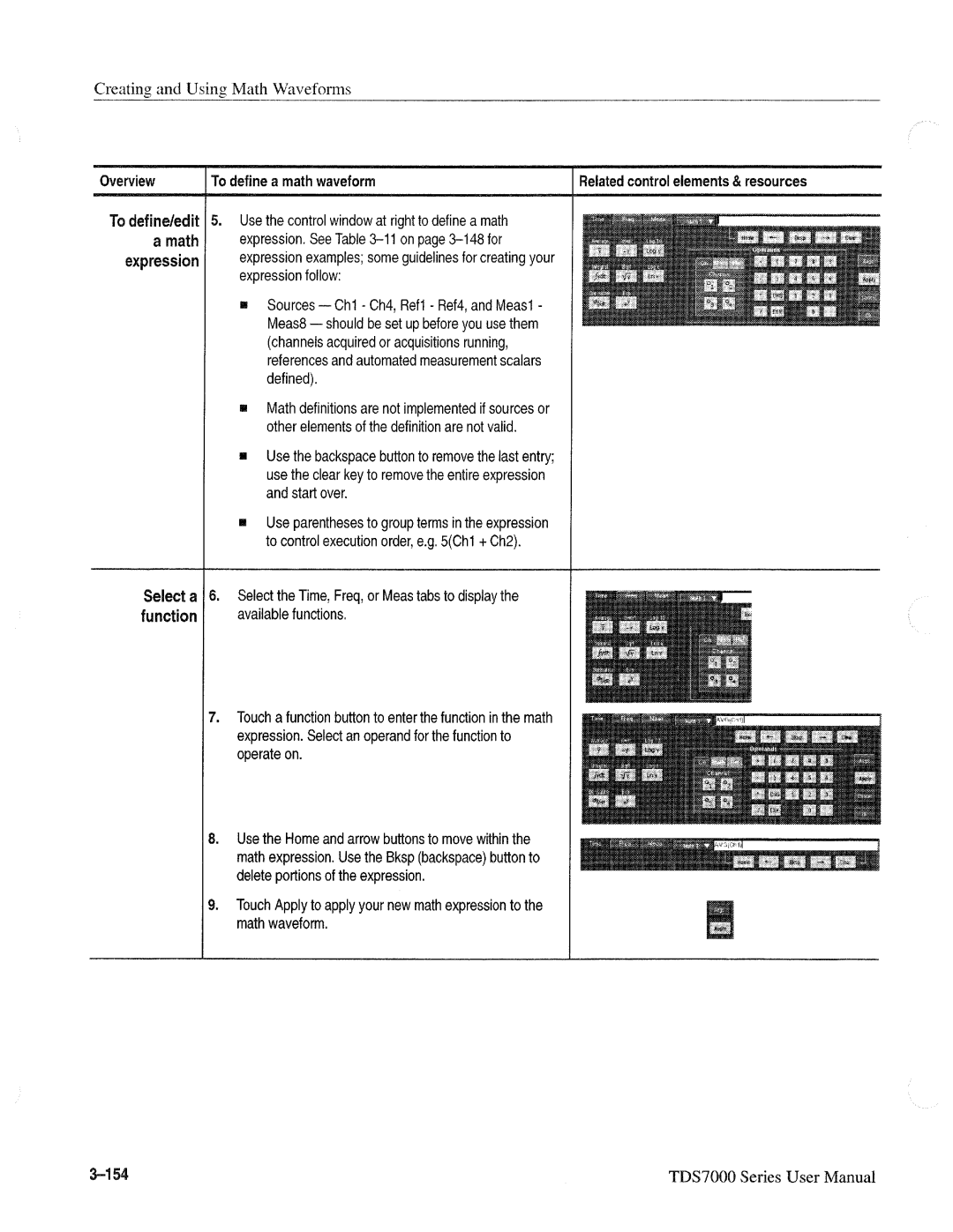 Tektronix TDS7000 SERIES, 071-0700-00 manual 